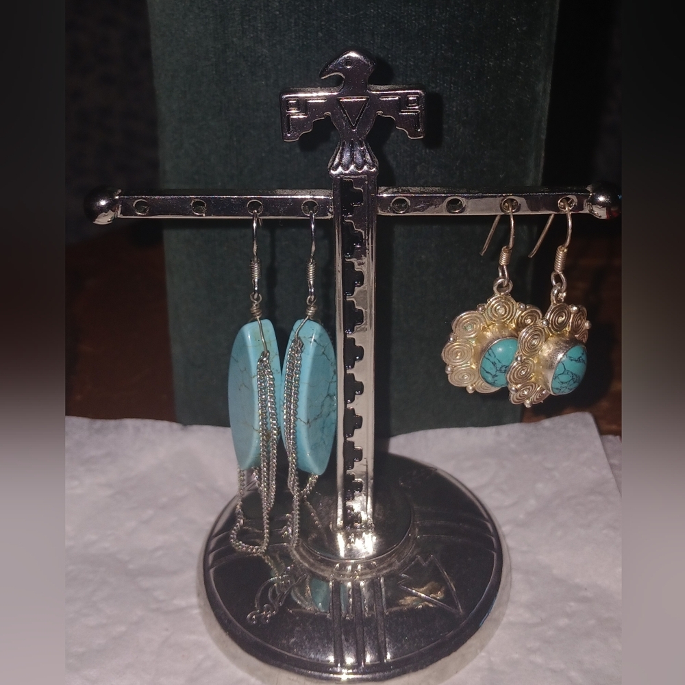 Southwestern Earring Holder. Thunderbird (Holder Only, Earrings Not Included)